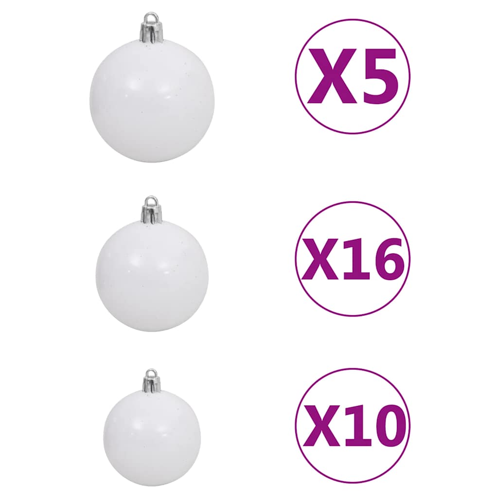 Fake Hinged Christmas Tree | Green and white