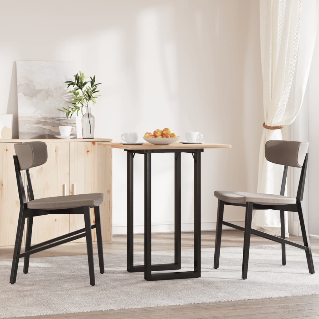 Dining Table Legs O-Frame 80x40x73 cm Steel