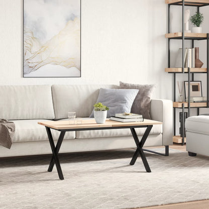 Coffee Table Legs X-Frame 80x40x43 cm Steel