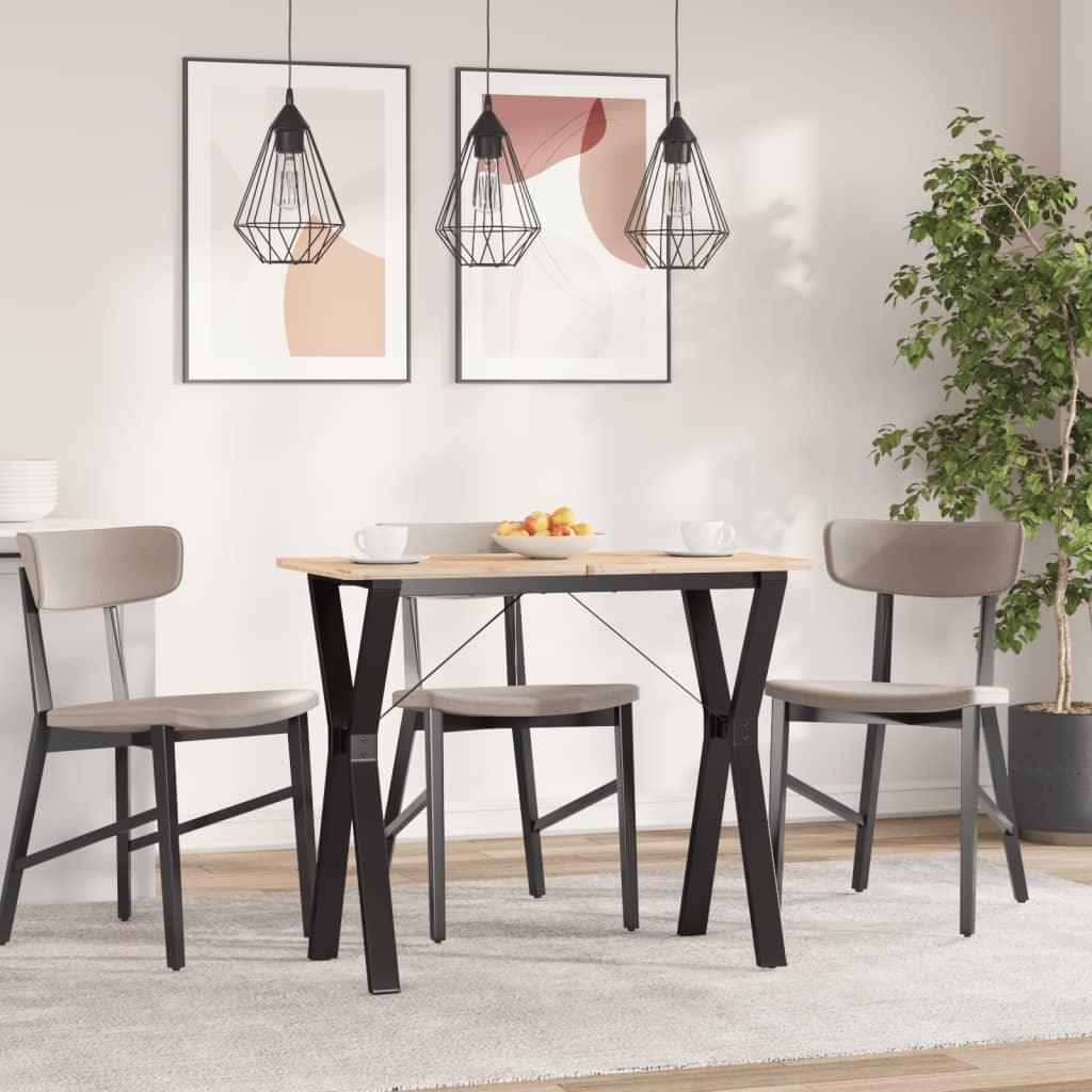 Dining Table Legs Y-Frame 80x40x73 cm Steel