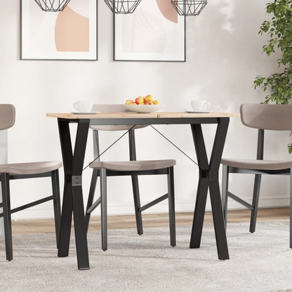 Dining Table Legs Y-Frame 80x40x73 cm Steel