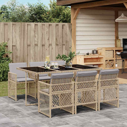 Garden Dining Set | Beige, Light grey