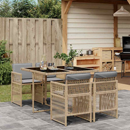 Garden Dining Set | Mix Beige and Black