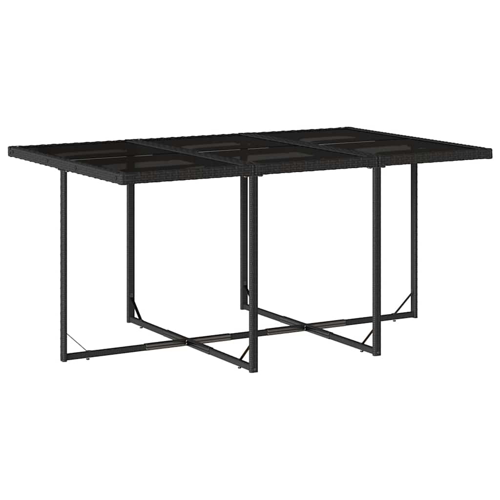 Garden Dining Set | Black, Cream White