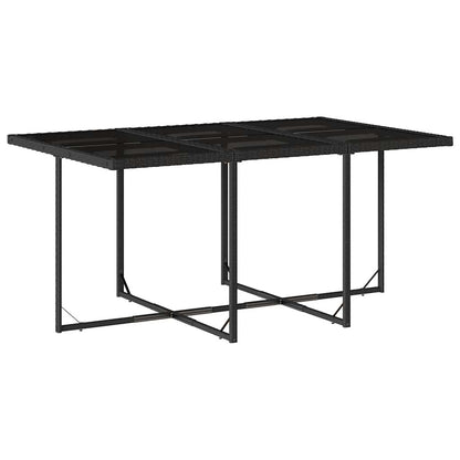 Garden Dining Set | Black, Cream White