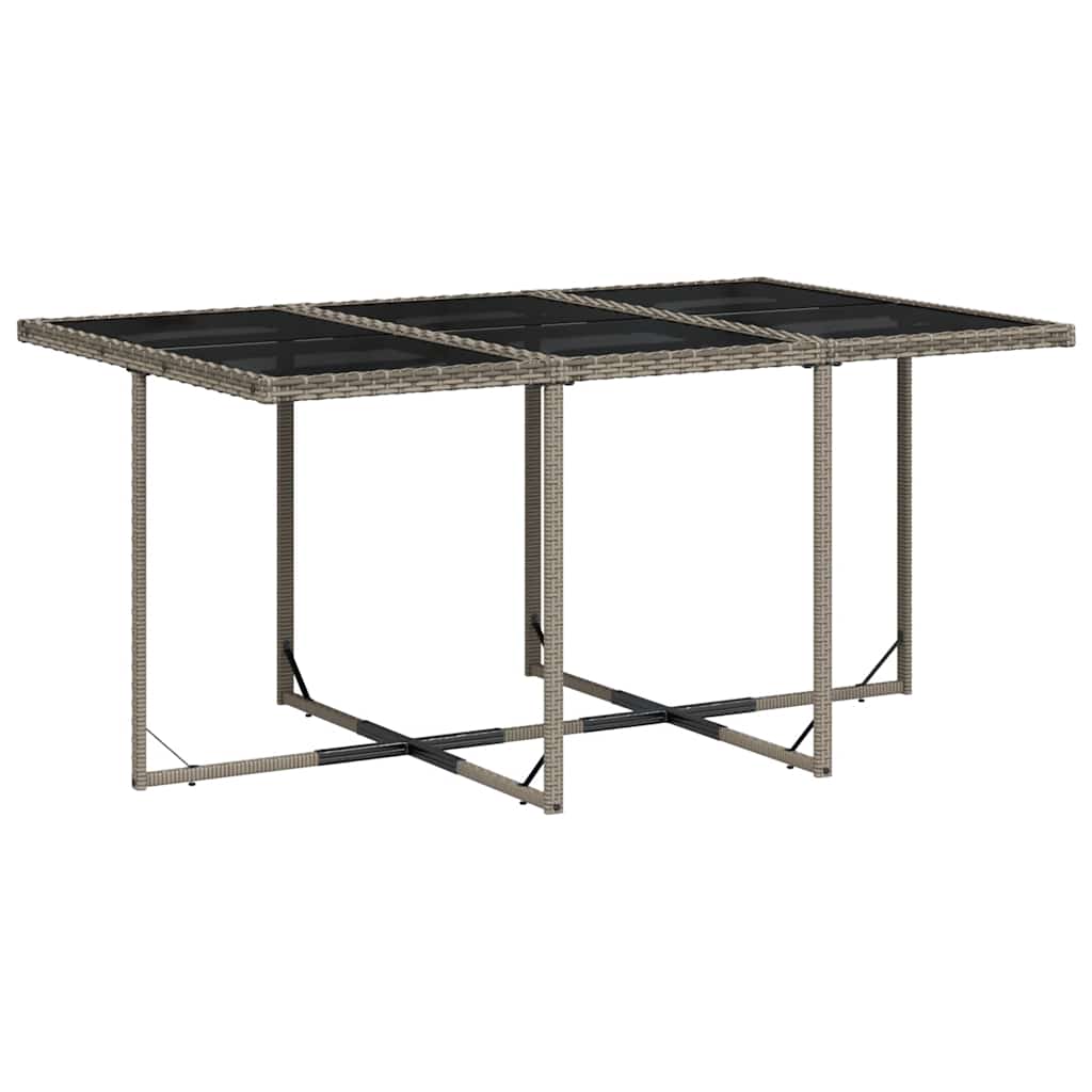 Garden Dining Set | Grey and Black