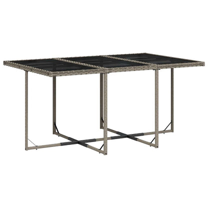 Garden Dining Set | Grey and Black