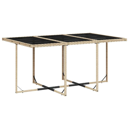 Garden Dining Set | Mix beige and black