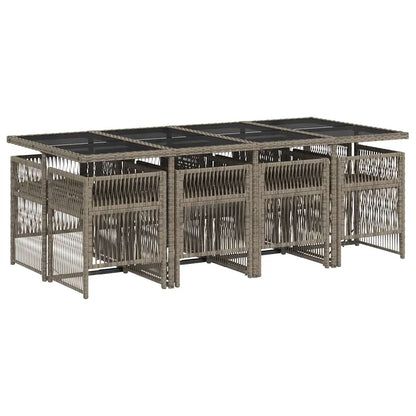 Garden Dining Set | Grey and black