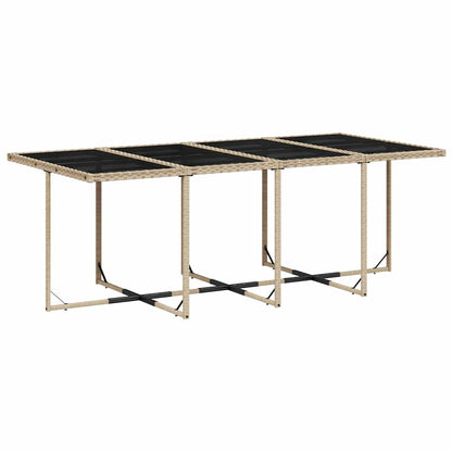 Garden Dining Set | Mix beige and black, Light grey