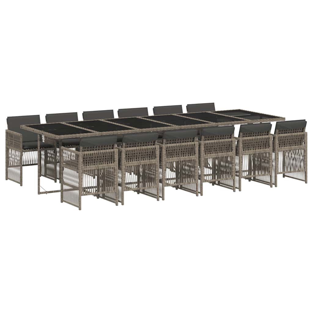 Garden Dining Set | Grey, Black, Dark Grey