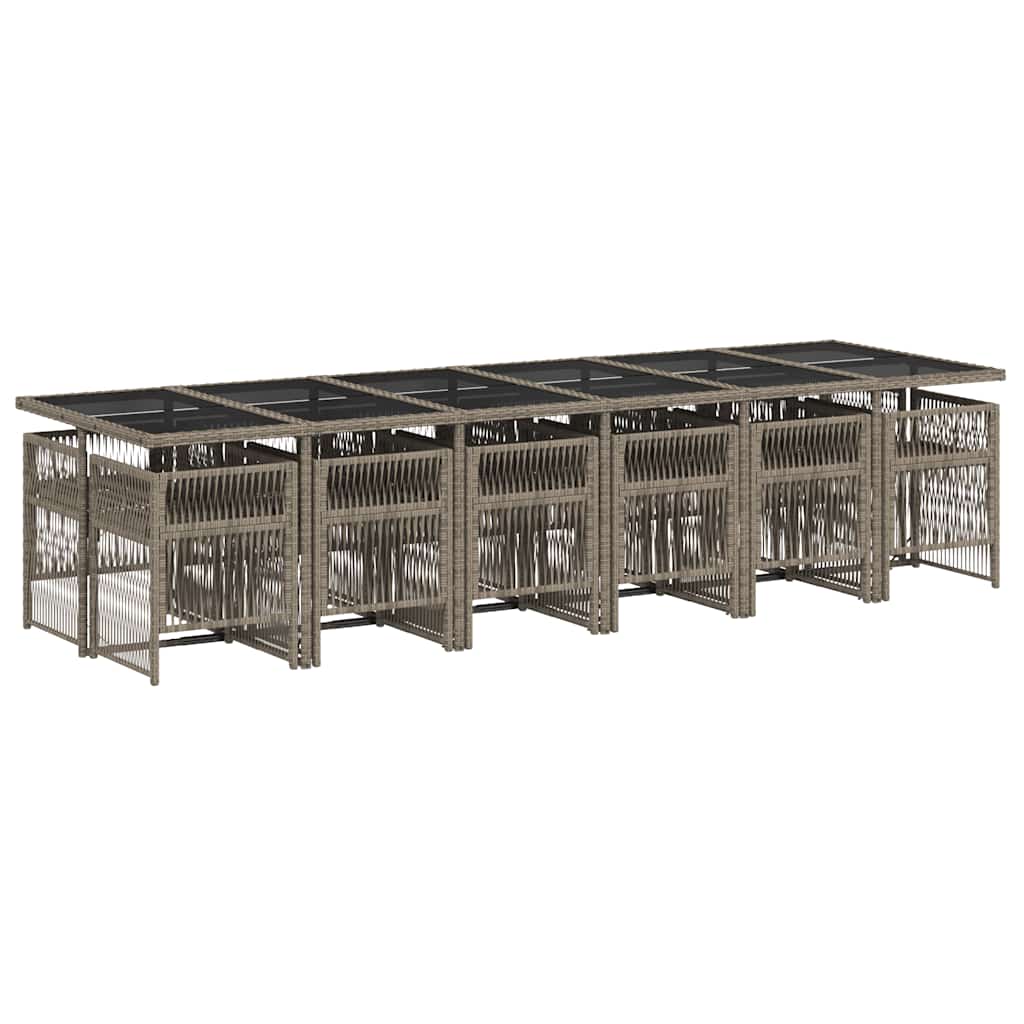 Garden Dining Set | Grey, Black, Dark Grey