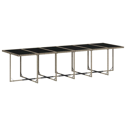 Garden Dining Set | Grey, Black, Dark Grey
