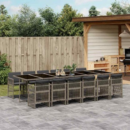 Garden Dining Set | Grey, Black, Dark Grey