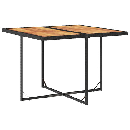 Garden Dining Set | Black, Brown, Cream White