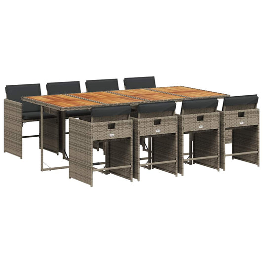 Garden Dining Set | Grey and Brown
