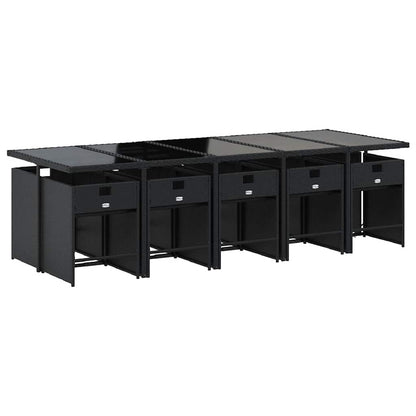 Garden Dining Set | Black, Cream White