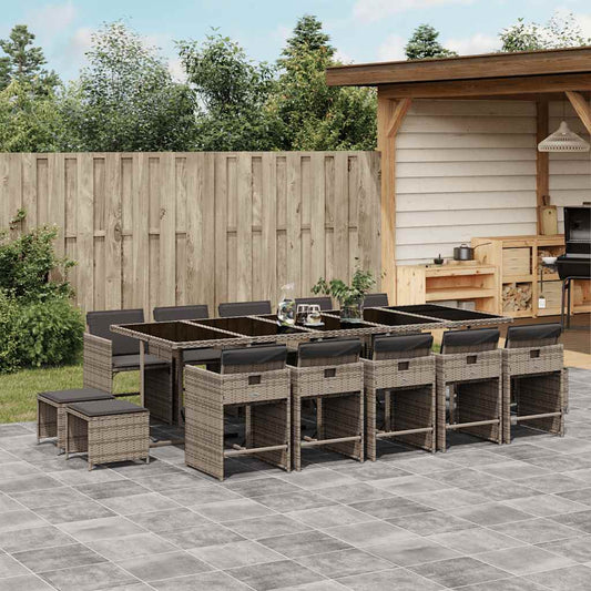 Garden Dining Set | Grey, Dark Grey