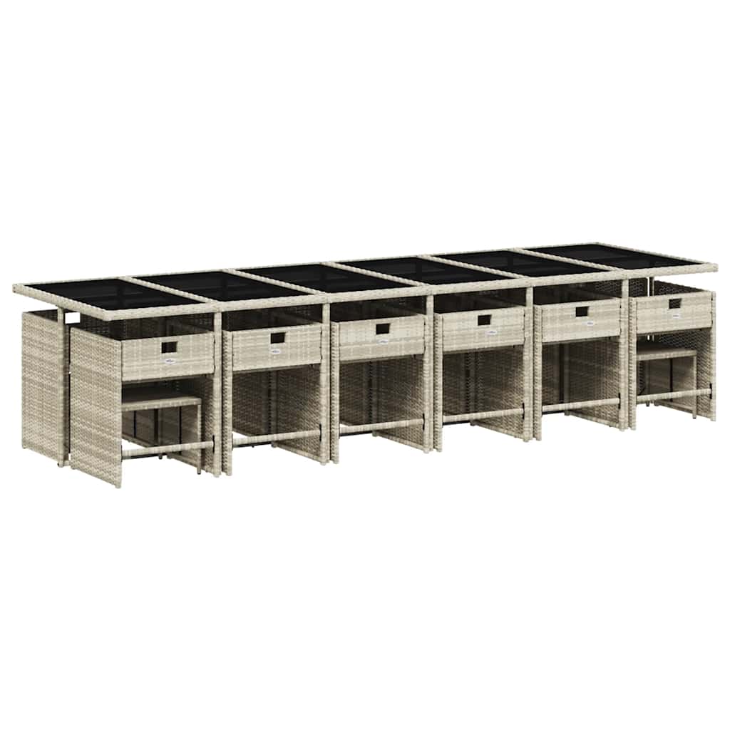 Garden Dining Set | Light Grey