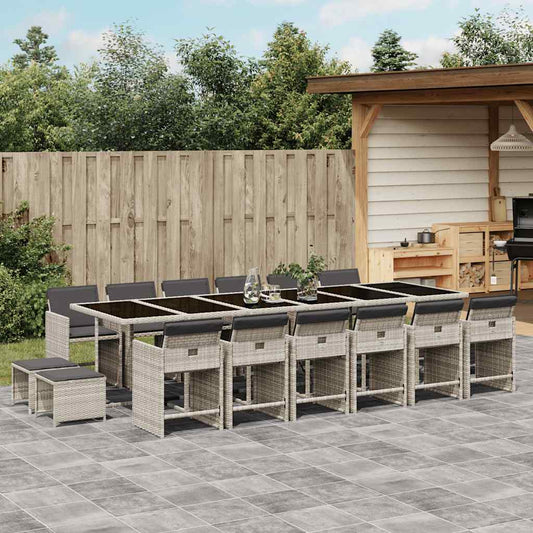 Garden Dining Set | Light Grey