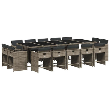 Garden Dining Set | Grey, black, dark grey