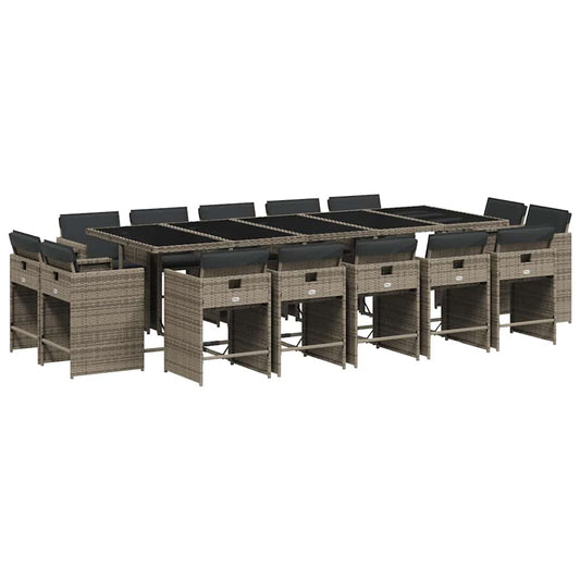 Garden Dining Set | Grey, black, dark grey