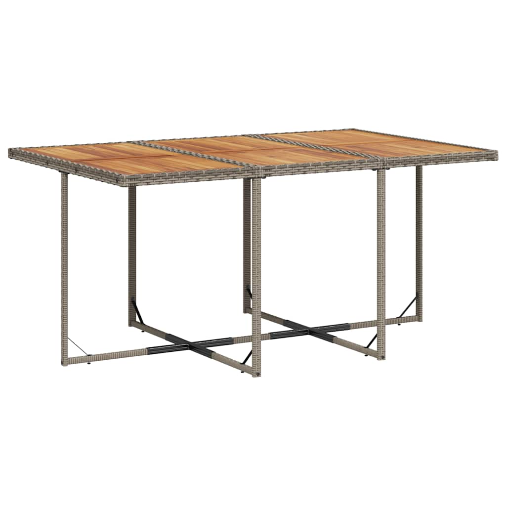 Garden Dining Set | Grey, Brown, Dark Grey