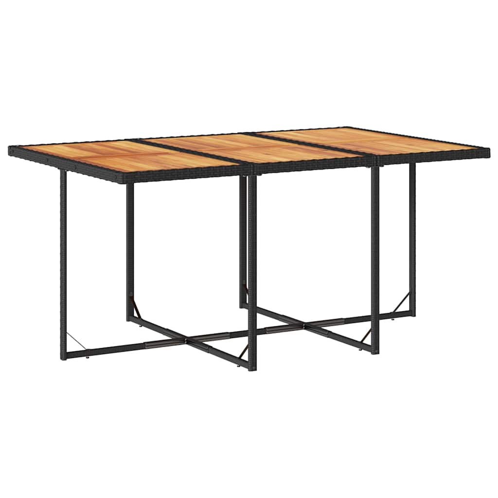 Garden Dining Set | Black, Brown, Cream White