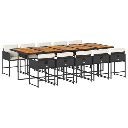 Garden Dining Set | Black and brown