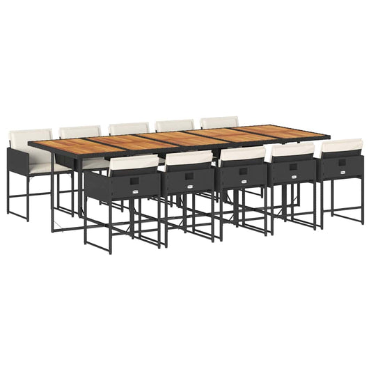 Garden Dining Set | Black and brown