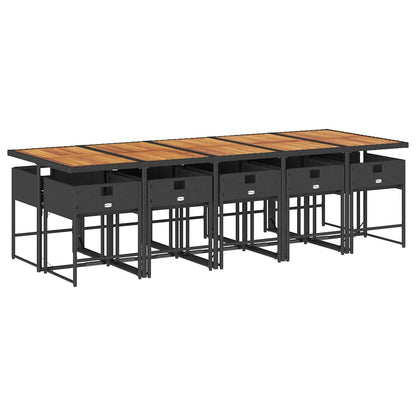 Garden Dining Set | Black and brown