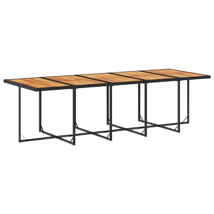 Garden Dining Set | Black and brown