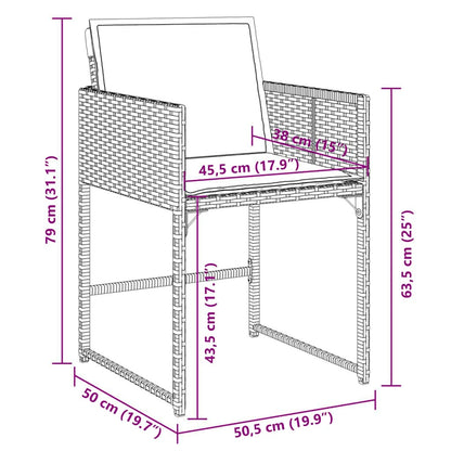 Garden Dining Set | Black