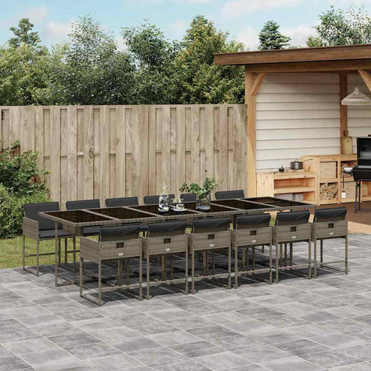 Garden Dining Set | Grey, Dark Grey
