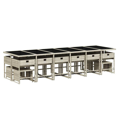Garden Dining Set | Light Grey, Anthracite, Black