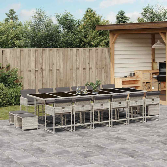 Garden Dining Set | Light Grey, Anthracite, Black
