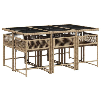Garden Dining Set | Mix beige, Light grey