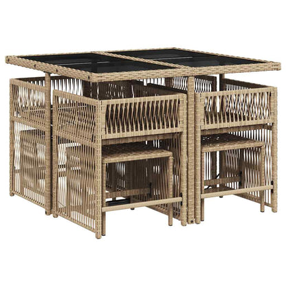 Garden Dining Set | Beige, Cream White