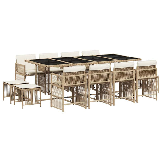 Garden Dining Set | Beige, Cream White