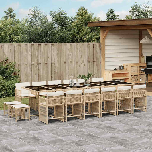 Garden Dining Set | Beige, Cream White