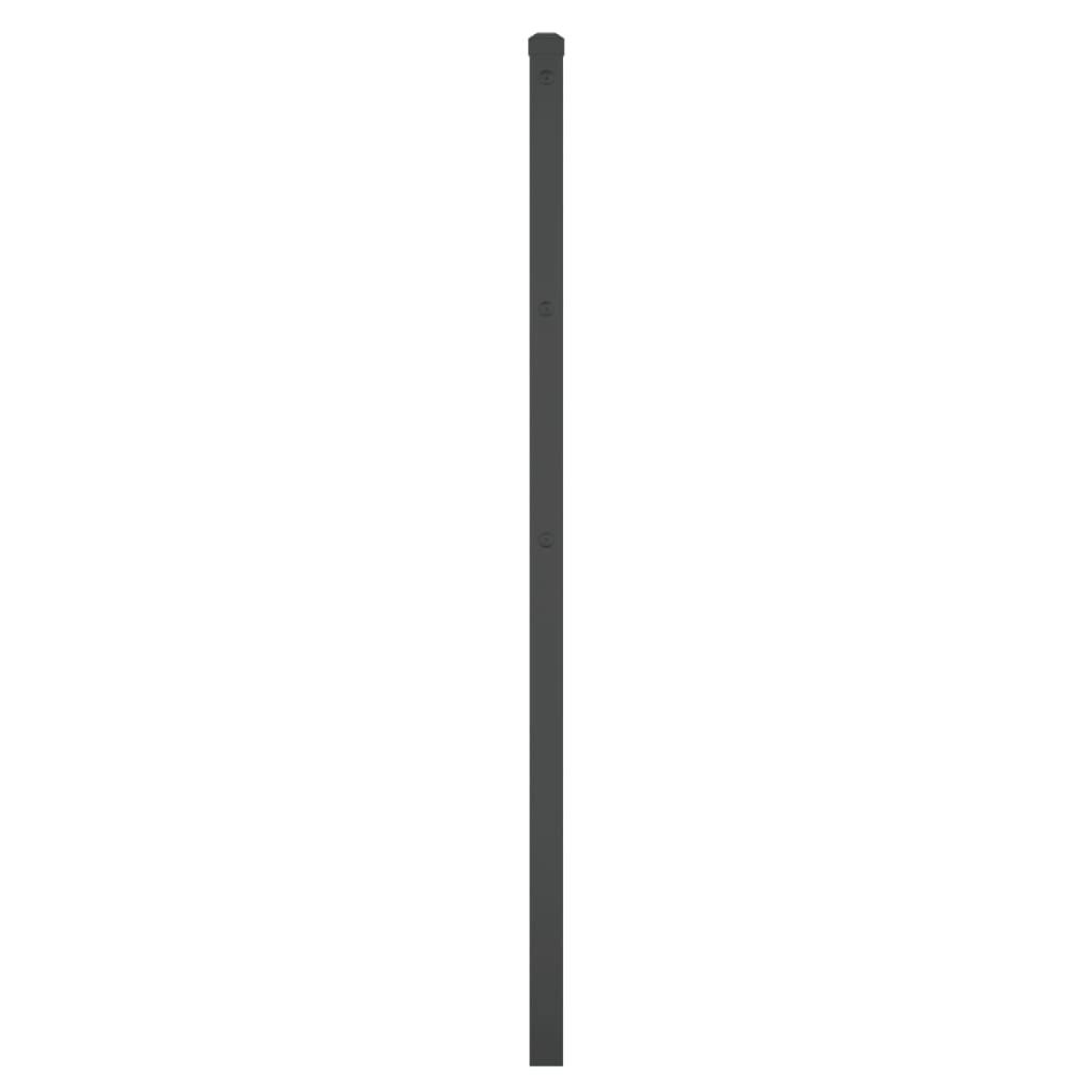 Metal Replace Headboard Black 90 cm