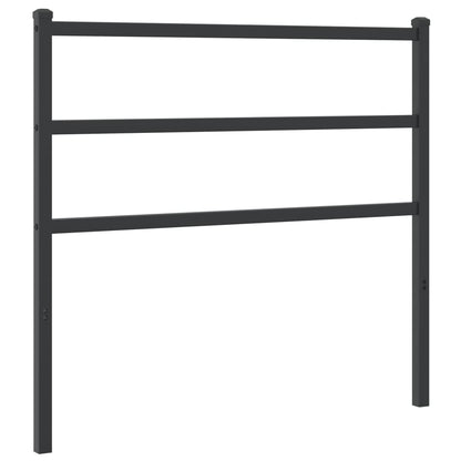 Metal Replace Headboard Black 100 cm