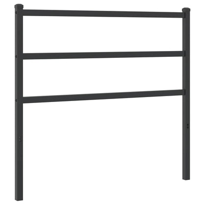 Metal Replace Headboard Black 107 cm