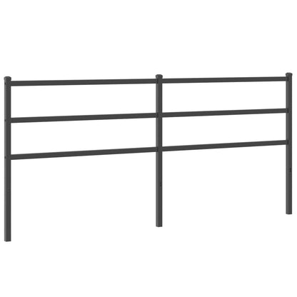 Metal Replace Headboard Black 193 cm