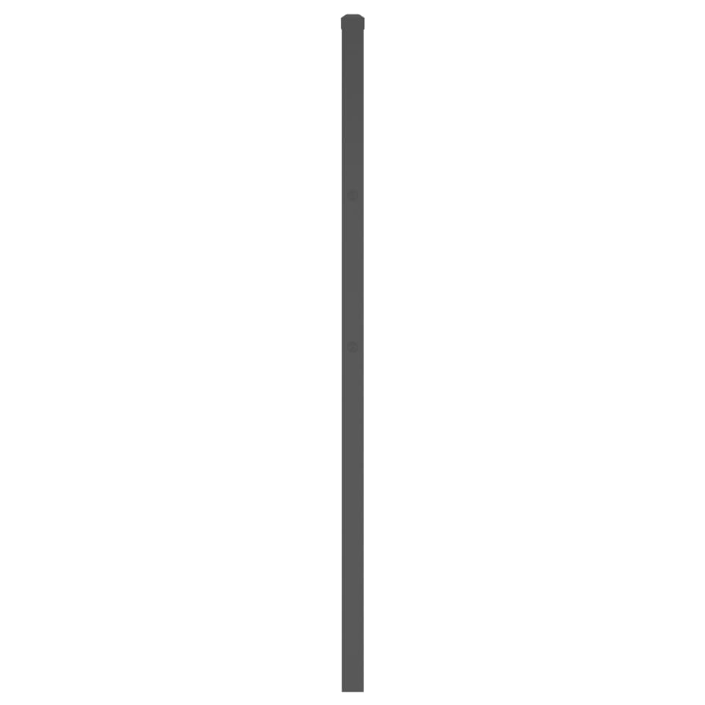 Metal Replace Headboard Black 193 cm