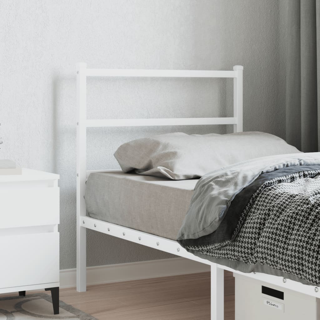 Metal Replace Headboard White 80 cm