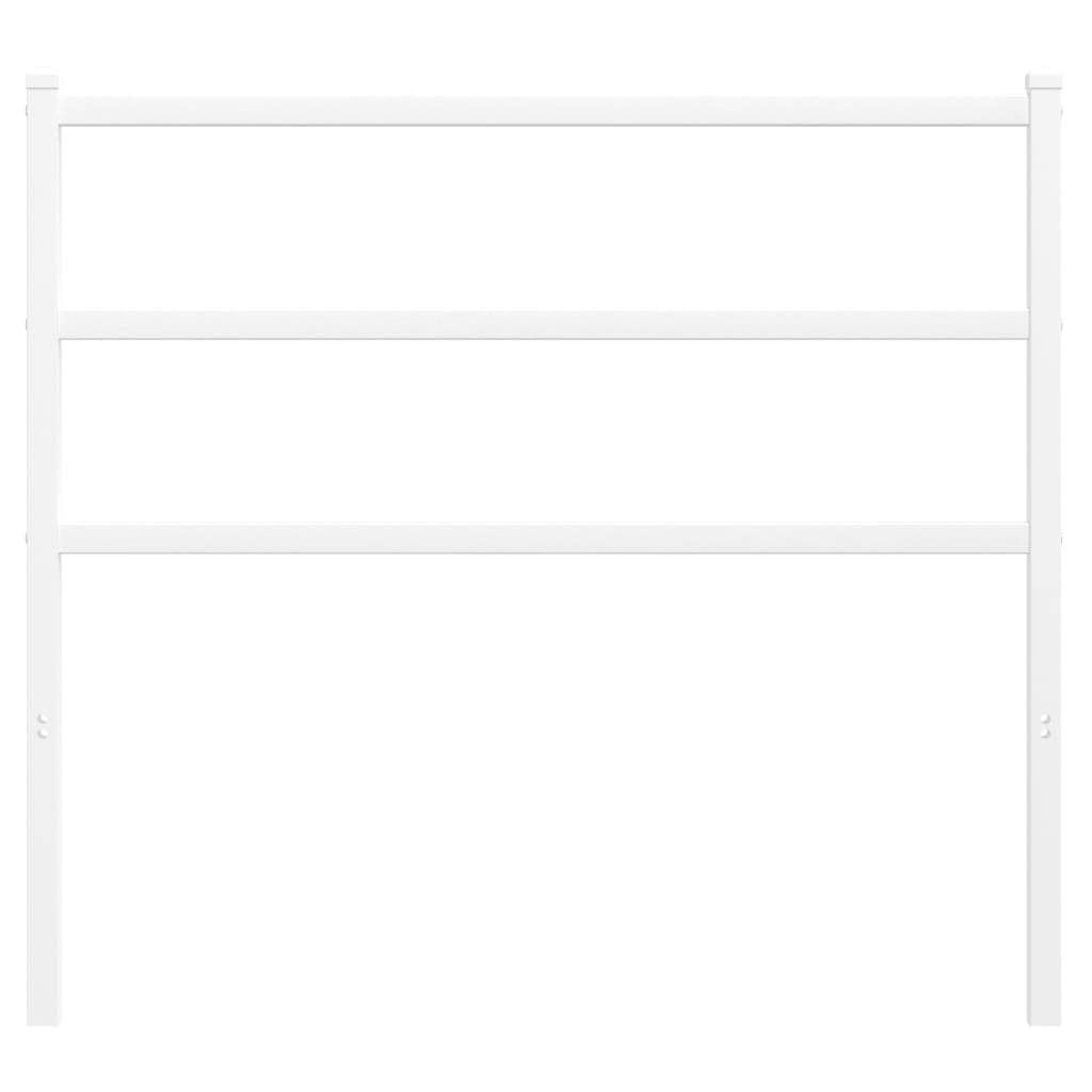 Metal Replace Headboard White 100 cm