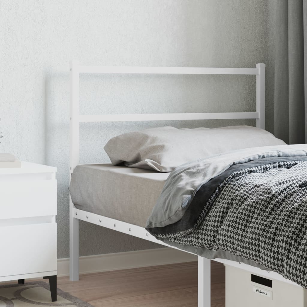 Metal Replace Headboard White 100 cm