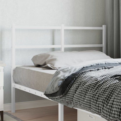 Metal Replace Headboard White 120 cm