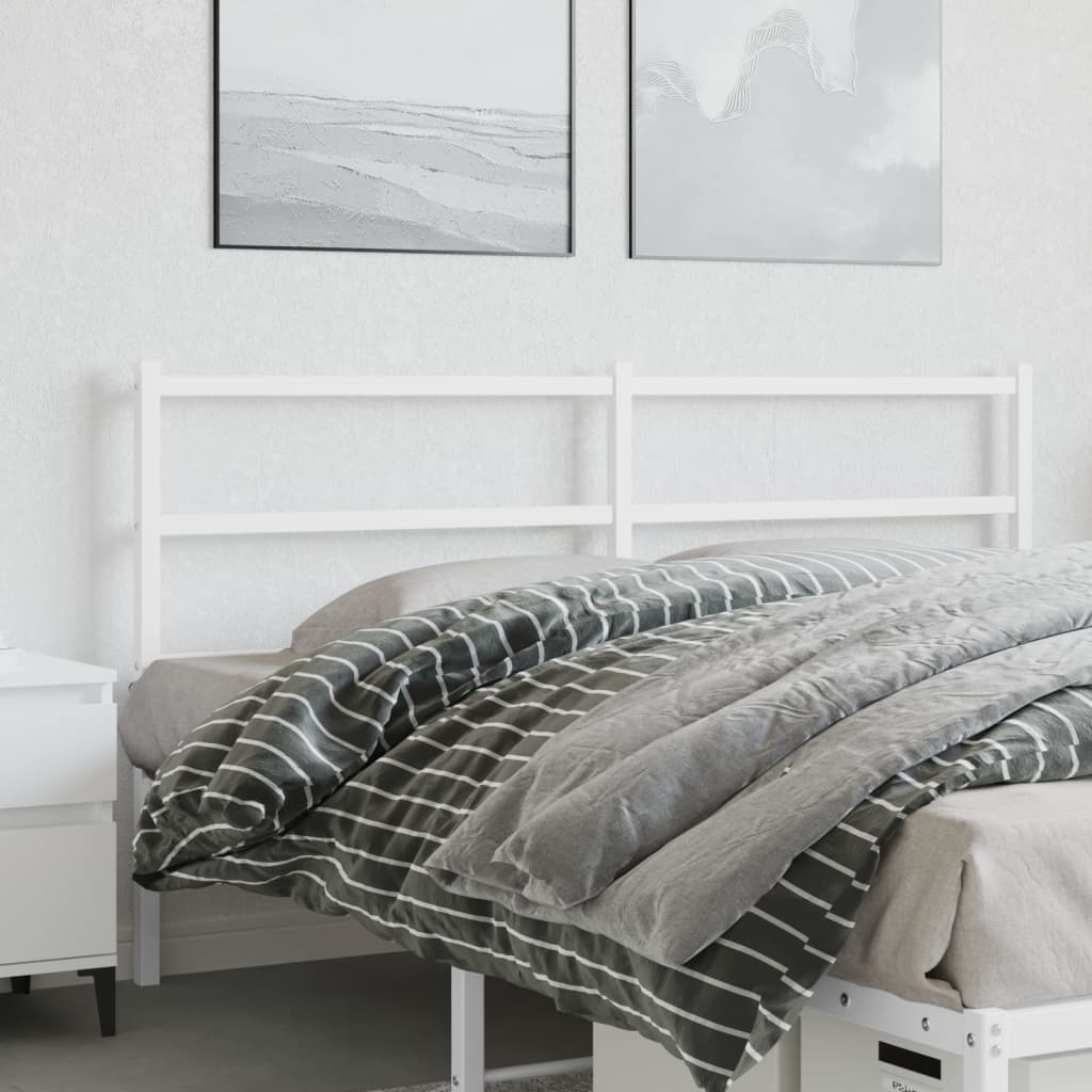 Metal Replace Headboard White 150 cm